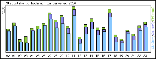Statistika po hodinch