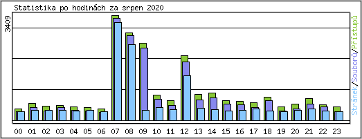 Statistika po hodinch