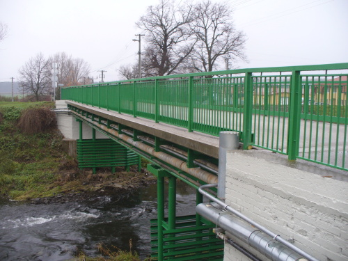 Oprava mostu pes Svratku v Nosislavi